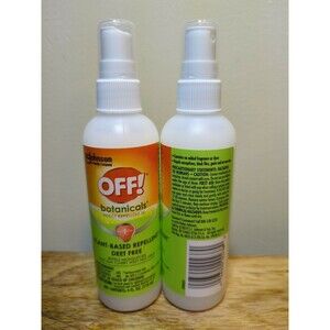 OFF! Botanicals Insect Repellent. Plant-based, Deet Free 4 oz Spray (2 Pack)